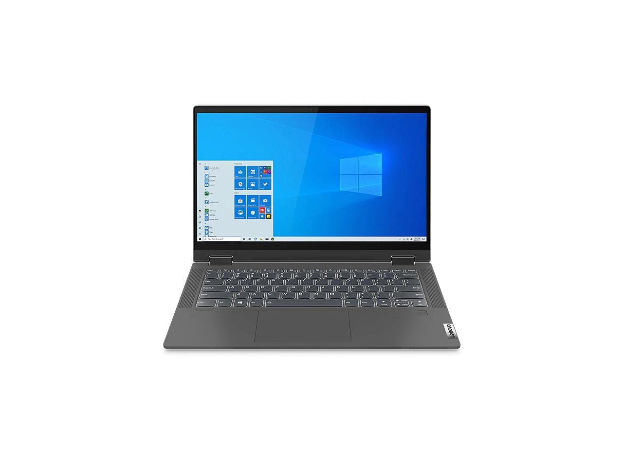 Lenovo Flex 5 14" FHD IPS 2-in-1 Touchscreen Laptop | AMD Ryzen 7 4700U 8-Core | 8GB DDR4 RAM | 512GB SSD | Backlit Keyboard | Fingerprint Reader | Win 10 | with Laptop Stand Bundled