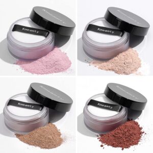 kmeamty shimmer loose highlighter powder and matte blush