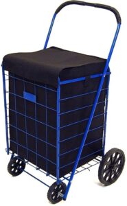 primetrendz 120 gsm shopping cart liner | size: 18" x 15" x 24" | color: black | 120 gsm (grams per square meter) | (this listing is for the liner only, shopping cart not included)