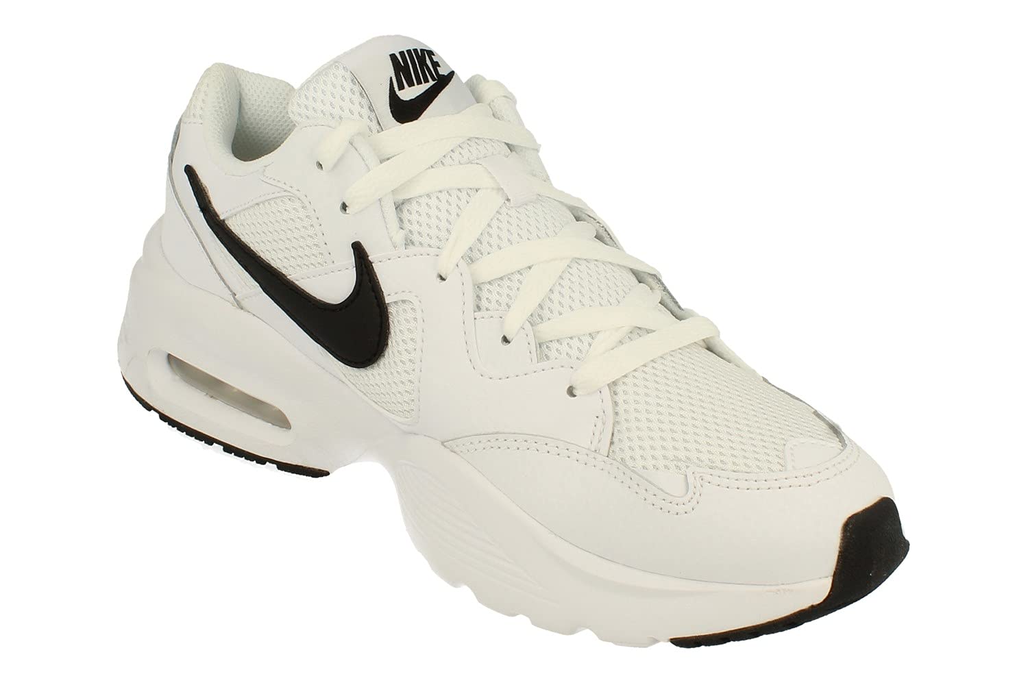 Nike Womens Air Max Fusion Running Trainers CJ1671 Sneakers Shoes (UK 7.5 US 10 EU 42, White Black 100)