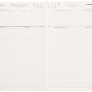 Franklin Planner Organizer, 1 Page a Day Uncovered, January 2022, A5 65393