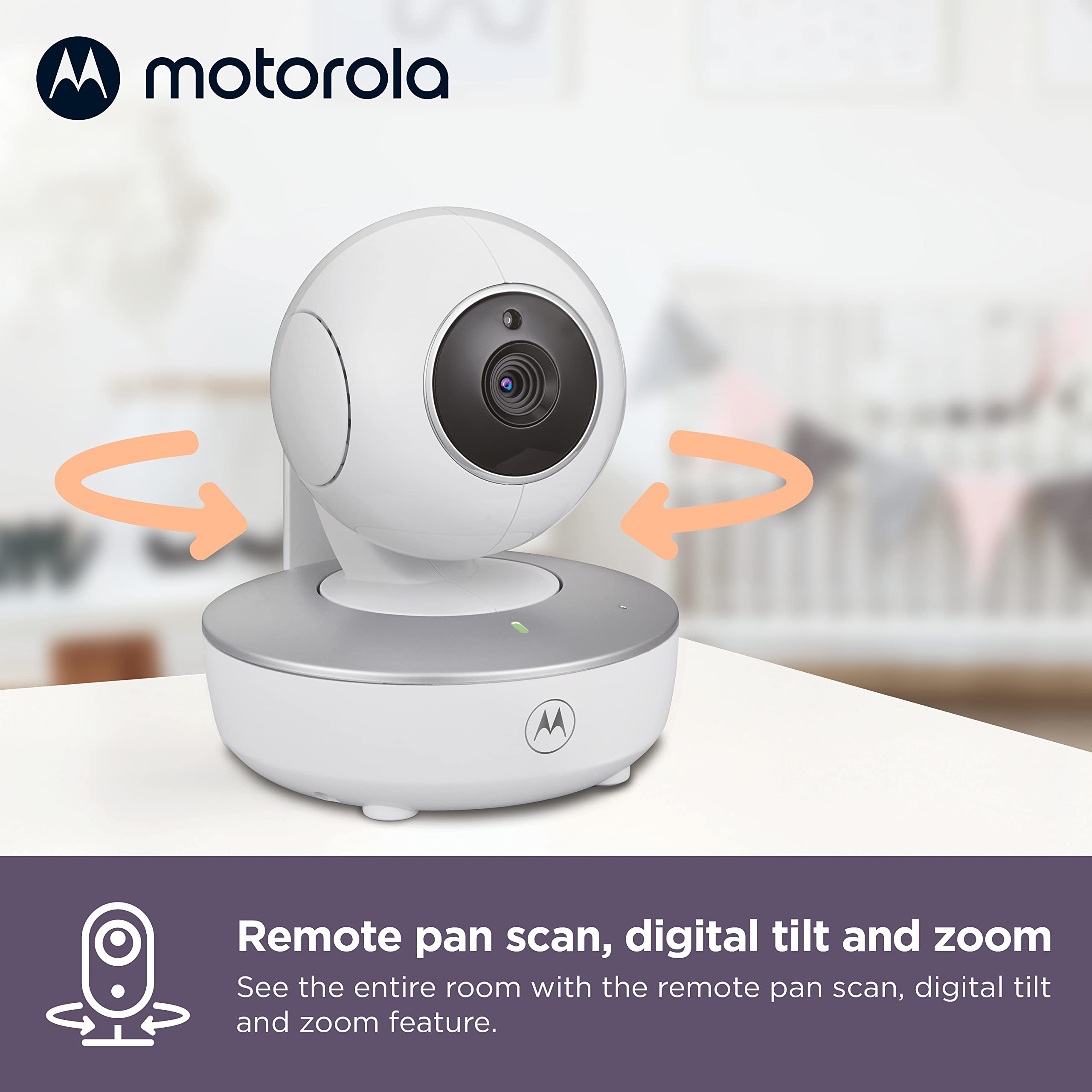 Motorola Baby Monitor-VM36XL Touchscreen 5" Portable WiFi Video Baby Monitor with Camera HD 720p - Connects to Smart Phone App, 1000ft Range, 2-Way Audio, Remote Pan-Tilt-Zoom, Room Temp, Lullabies