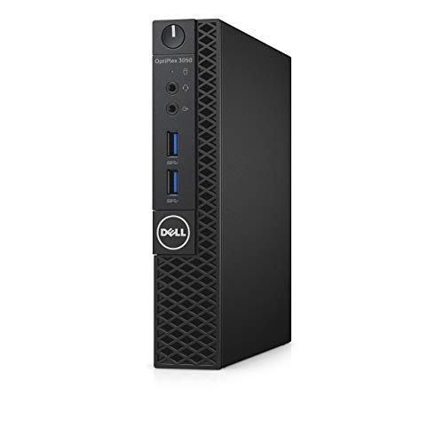 Dell OptiPlex 3050 Micro Desktop Computer PC, Intel Quad Core i5, 8GB RAM, 512 GB SSD, Windows 10 Pro, 23.6-inch Periphio Monitor, New Periphio Webcam, Wireless Keyboard & Mouse, HDMI, WiFi (Renewed)