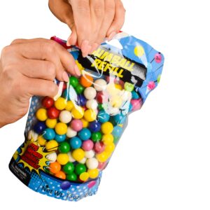 Gumballs for Gumball Machine, 15oz Assorted Chewing Gum Fruit Flavored Bubble Gum, Gluten Free, 193 pieces