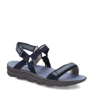 Jambu Women's Seaside Water Ready Sport Sandal, Blue Multi, 8