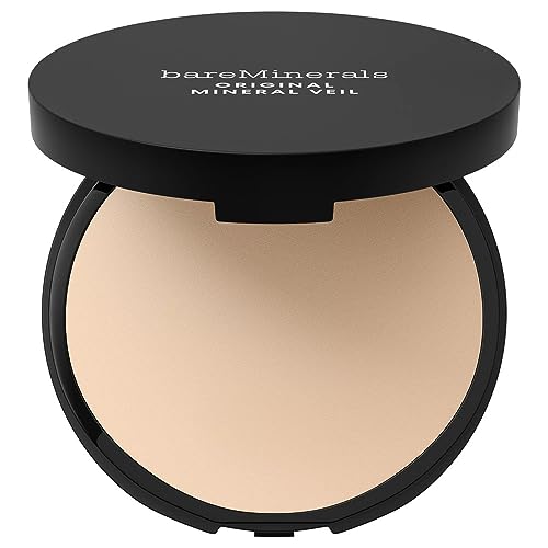 bareMinerals Original Pressed Mineral Veil Setting Powder with Puff Applicator, 0.3 Ounce (Pack of 1), Sheer Fair