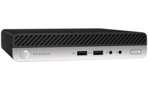 hp prodesk 400 g4 mini home & business desktop mini black (intel i5-8500t 6-core, 32gb ram, 1tb sata ssd, intel uhd 630, wifi, bluetooth, 2xusb 3.1, 2 display port (dp), win 10 pro) (renewed)
