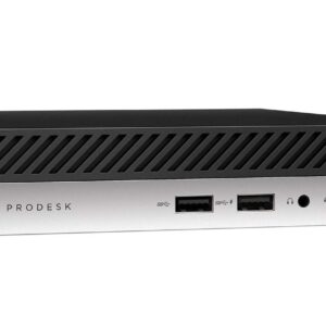 HP ProDesk 400 G4 Mini Home & Business Desktop Mini Black (Intel i5-8500T 6-Core, 32GB RAM, 1TB SATA SSD, Intel UHD 630, WiFi, Bluetooth, 2xUSB 3.1, 2 Display Port (DP), Win 10 Pro) (Renewed)