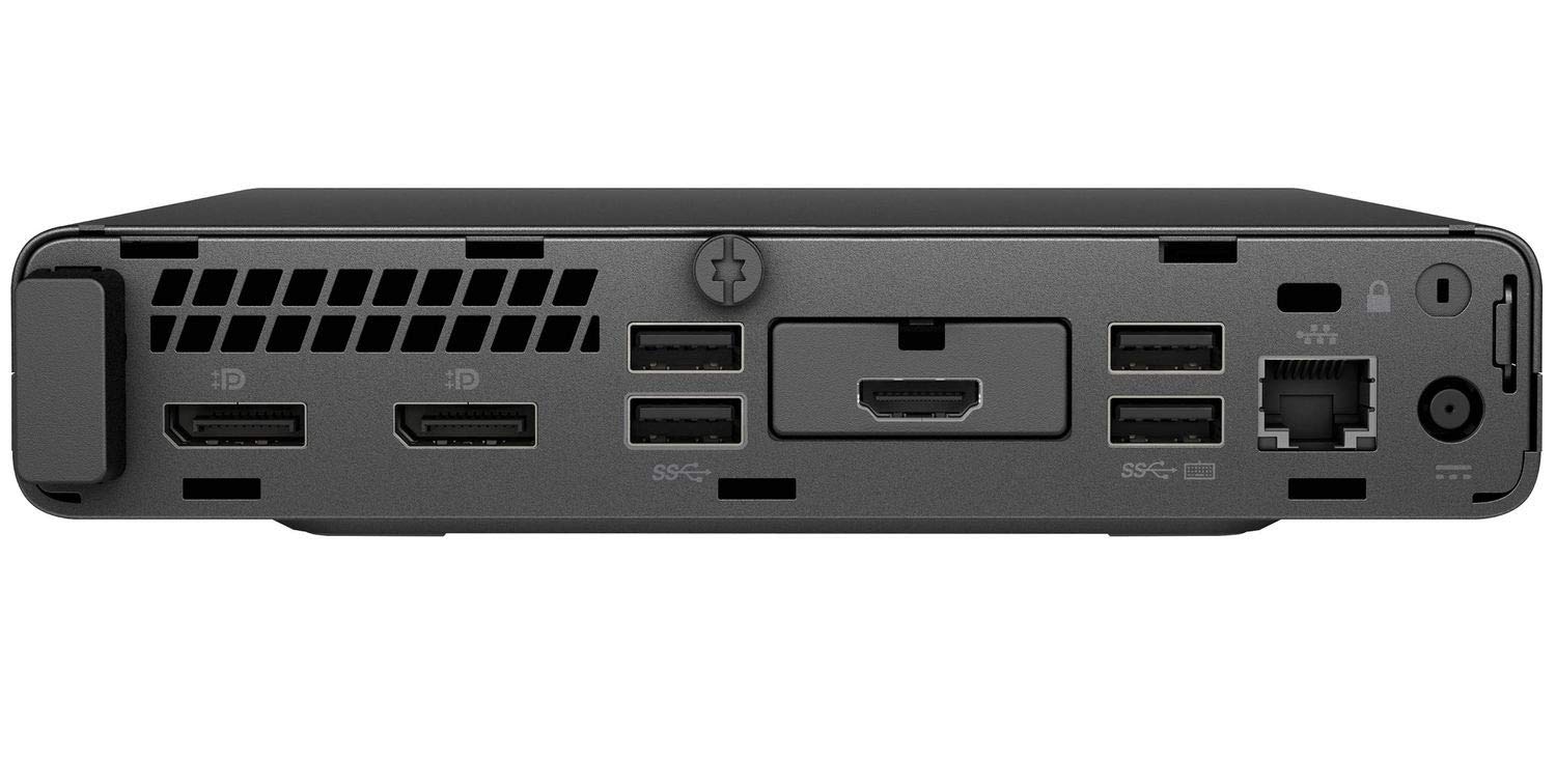 HP ProDesk 400 G4 Mini Home & Business Desktop Mini Black (Intel i5-8500T 6-Core, 32GB RAM, 1TB SATA SSD, Intel UHD 630, WiFi, Bluetooth, 2xUSB 3.1, 2 Display Port (DP), Win 10 Pro) (Renewed)