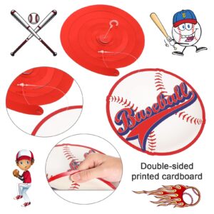 51 Pieces Baseball Party Decorations, Sports Theme Party Hanging Swirl Decor for Kids Adults Baseball Birthday Party Baby Shower Supplies