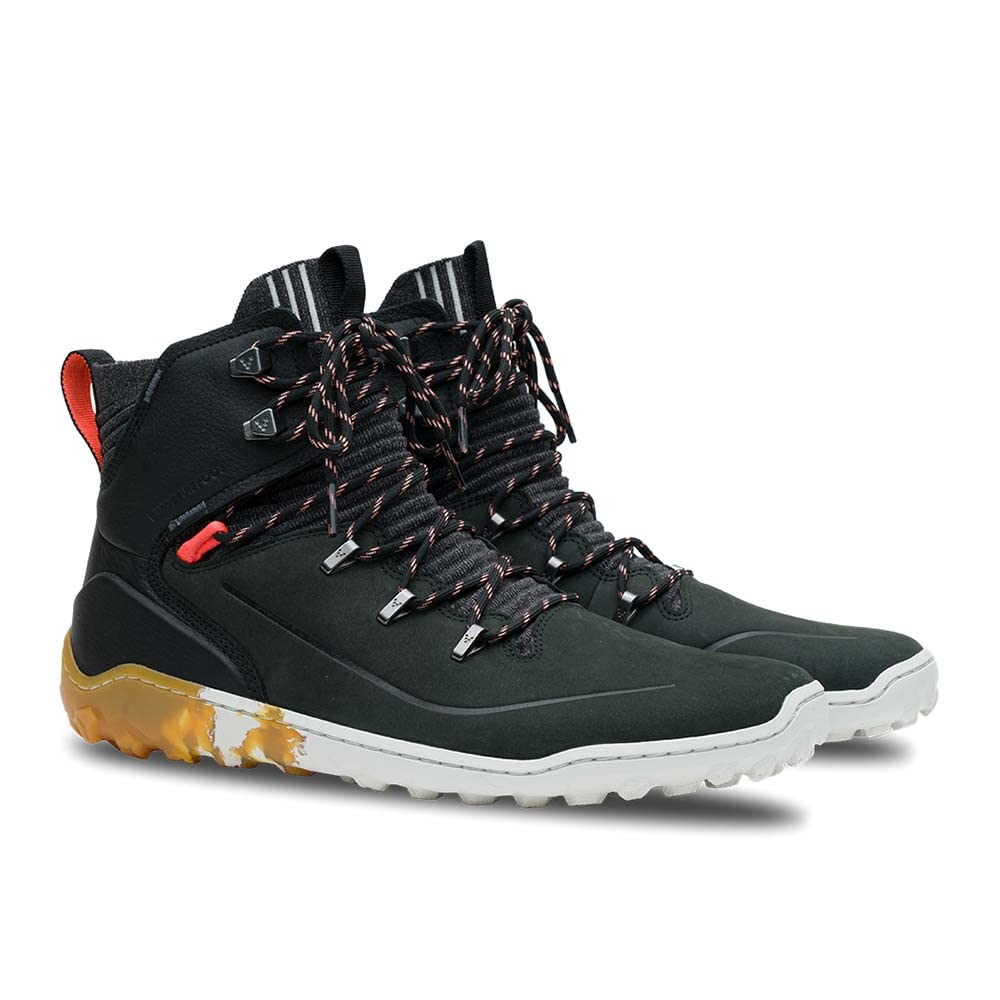 Vivobarefoot Tracker Decon FG2, Womens Waterproof Off-Road Shoe with Barefoot Firm Ground Sole Obsidian