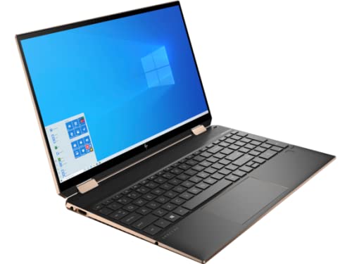 HP Spectre x360 Home & Business 2-in-1 Laptop (Intel i7-1165G7 4-Core, 16GB RAM, 512GB SSD + 32GB Optane, Intel Iris Xe, 15.6" Touch 4K Ultra HD (3840x2160), Active Pen, Win 11 Home) with Hub