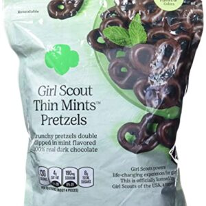 Girl Scout Thin Mints Pretzels 100% Real Dark Chocolate, 26 Oz