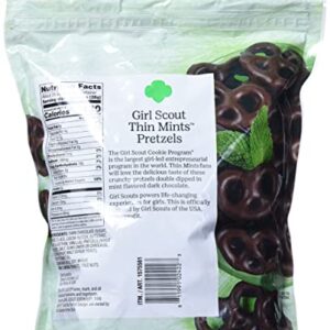 Girl Scout Thin Mints Pretzels 100% Real Dark Chocolate, 26 Oz