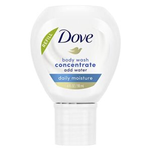 Dove Concentrate Refill For Instantly Soft Skin And Lasting Nourishment Daily Moisture Refill For Use With Dove Reusable Bottle 4 Fl Oz