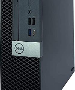 Dell Optiplex 7060 SFF Desktop i5-8500 UP to 4.10GHz 16GB DDR4 256GB NVMe M.2 SSD Wireless Keyboard Mouse Built in WiFi & BT Dual Monitor Support Win10 Pro (Renewed)