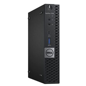dell optiplex 7050 micro business desktop i5-6500t up to 3.10ghz 32gb ddr4 new 1tb nvme m.2 ssd wireless keyboard mouse wifi bt hdmi duel monitor support win10 pro (renewed)