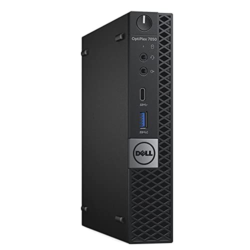 Dell Optiplex 7050 Micro Business Desktop i7-6700T UP to 3.60GHz 32GB DDR4 New 1TB NVMe M.2 SSD Wireless Keyboard Mouse WiFi BT HDMI Dual Monitor Support Win10 Pro (Renewed)