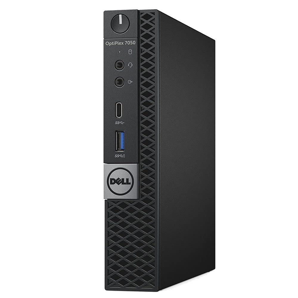 Dell Optiplex 7050 Micro Business Desktop i7-6700T UP to 3.60GHz 16GB DDR4 New 1TB NVMe M.2 SSD Wireless Keyboard Mouse WiFi BT HDMI Duel Monitor Support Win10 Pro (Renewed)