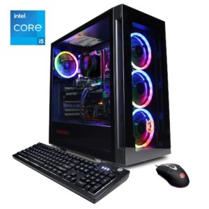 CYBERPOWERPC Gamer Xtreme VR Gaming PC, Intel Core i5-11600KF 3.9GHz, 16GB DDR4, GeForce RTX 3060 12GB, 500GB NVMe SSD, 1TB HDD, WiFi Ready & Win 11 Home (GXiVR8480A10)