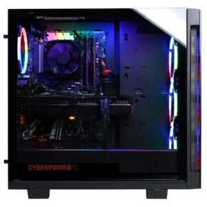 CYBERPOWERPC Gamer Xtreme VR Gaming PC, Intel Core i5-11600KF 3.9GHz, 16GB DDR4, GeForce RTX 3060 12GB, 500GB NVMe SSD, 1TB HDD, WiFi Ready & Win 11 Home (GXiVR8480A10)