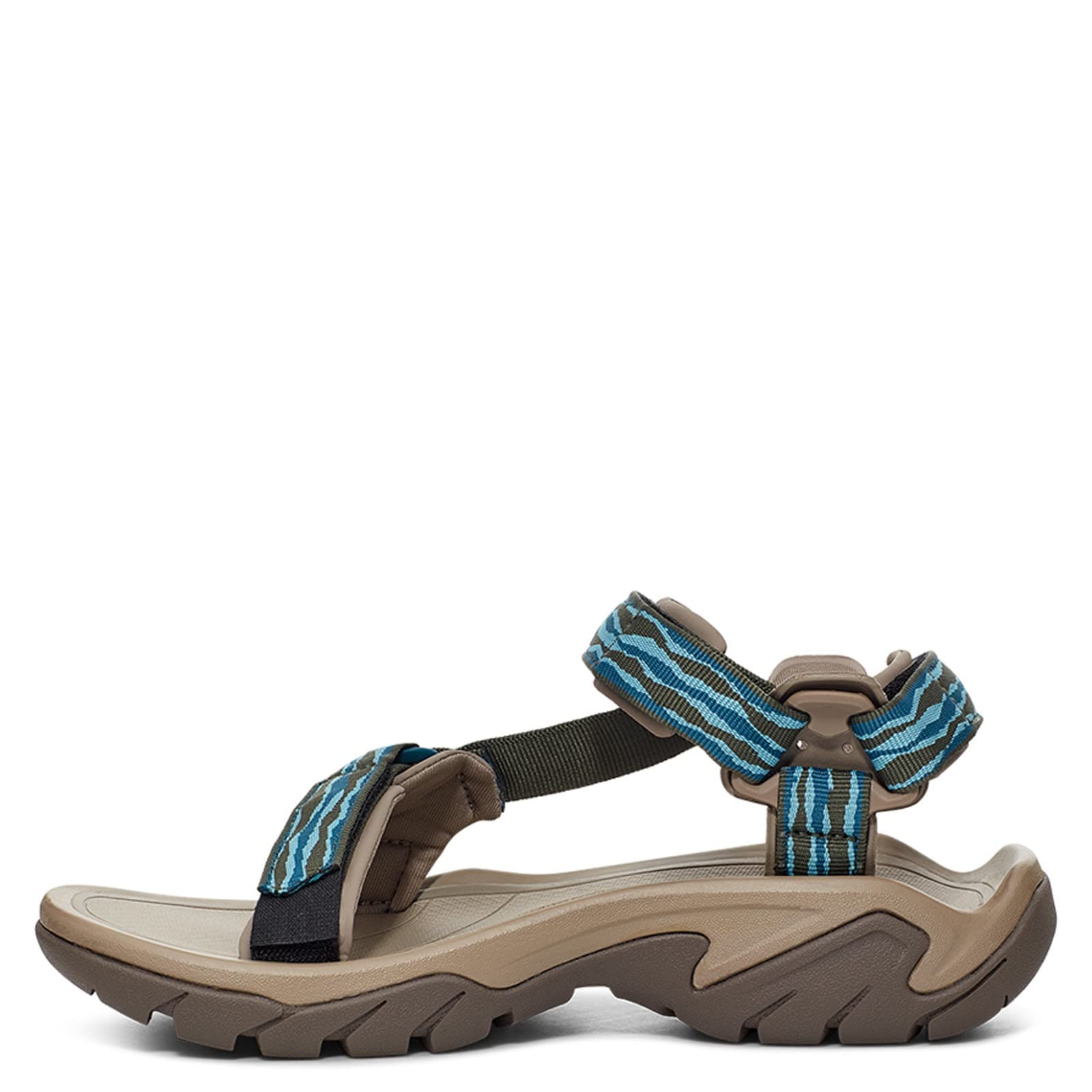 Teva Women's Terra Fi 5 Universal Sandal, Foggy Mountain Blue/Green, 10