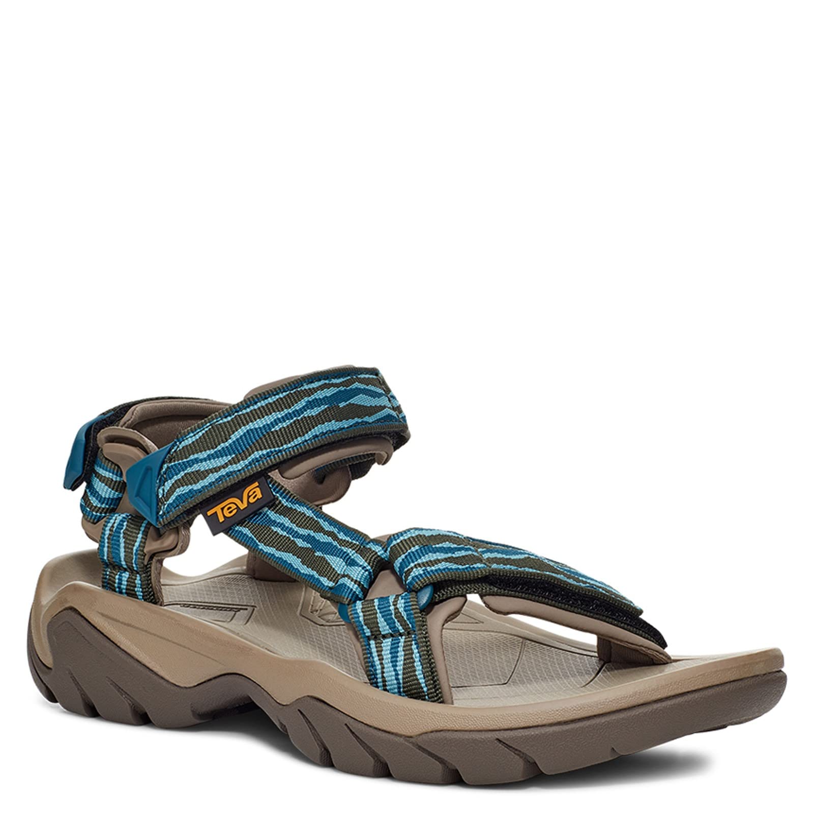 Teva Women's Terra Fi 5 Universal Sandal, Foggy Mountain Blue/Green, 10