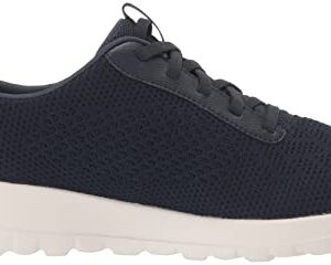 Skechers Women's GO Walk Joy-MONOMESH Bungee Sneaker, Navy/White, 7