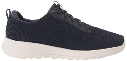 Skechers Women's GO Walk Joy-MONOMESH Bungee Sneaker, Navy/White, 7