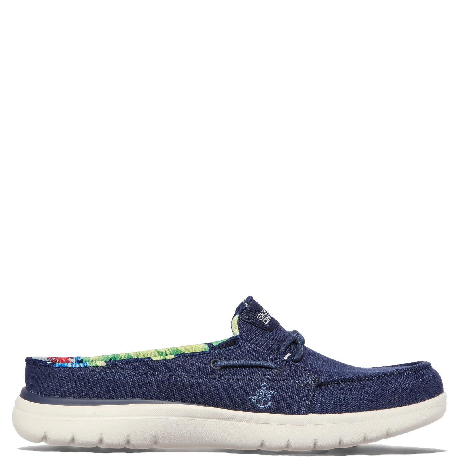 Skechers Women's ON-The-GO Flex-Salt Water Boat Shoe, Navy, 8