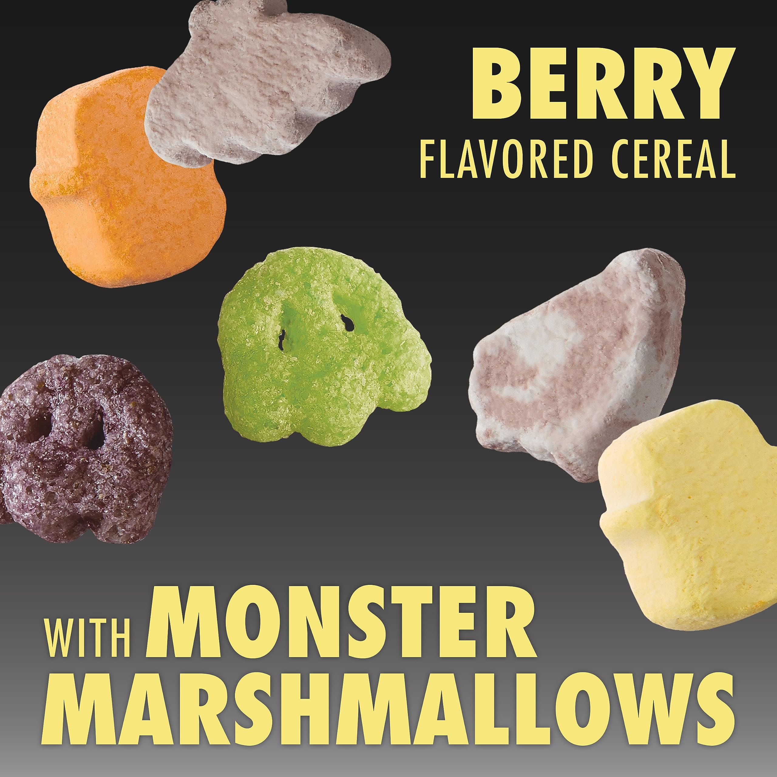 Monster Mash Remix Cereal with Monster Marshmallows, Kids Breakfast Cereal, Limited Edition, Made with Whole Grain, Family Size, 16 oz