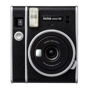 Fujifilm Instax Mini 40 Instant Film Camera with Contact Sheet Instant Film (10 Exposures) Bundle (2 Items)