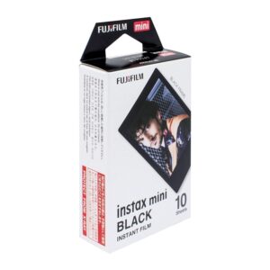 Fujifilm Instax Mini 40 Instant Film Camera with Black Framed Film (10 Exposures) Bundle (2 Items)