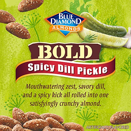 Blue Diamond Almonds, Spicy Dill Pickle, 16oz Bag