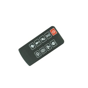 HCDZ Replacement Remote Control for Flamelux Paris Homestar Clarington Wall Mounted Electric Fireplace