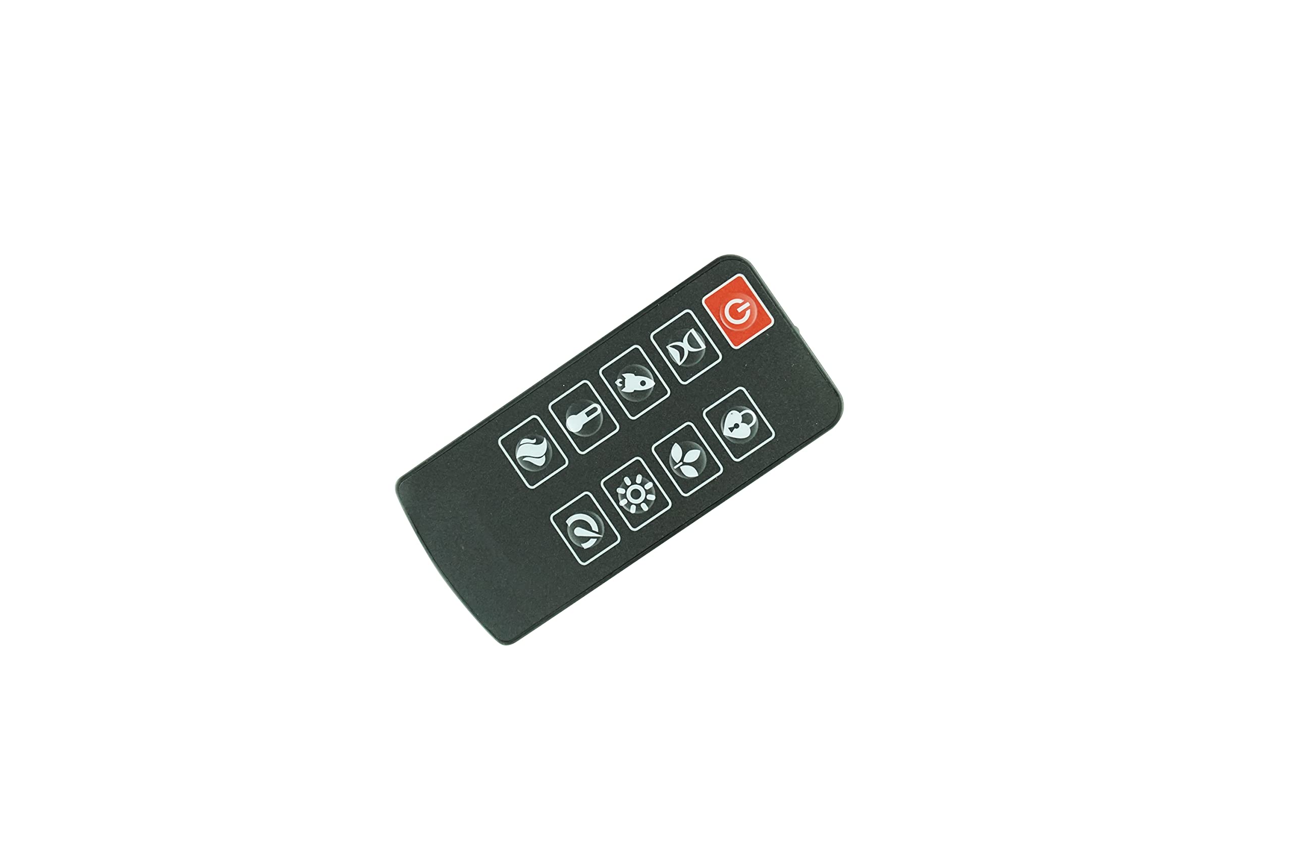 HCDZ Replacement Remote Control for Flamelux Paris Homestar Clarington Wall Mounted Electric Fireplace