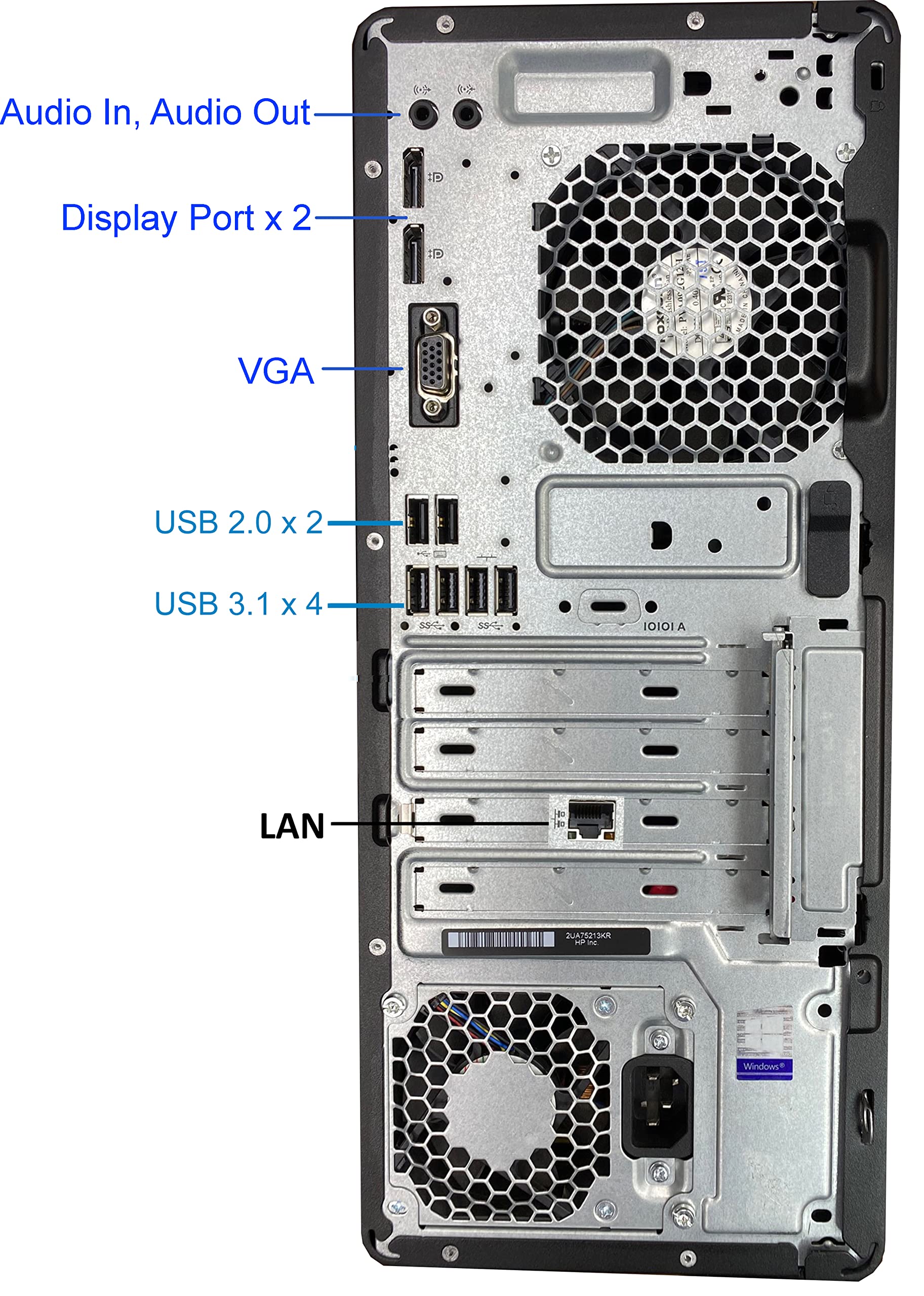 HP EliteDesk 800 G3 Tower Computer, Intel i7-6700, 16GB RAM, 512GB SSD, DisplayPort, DVD-RW, USB-Type-C, Wi-Fi, Bluetooth - Windows 10 Pro (Renewed)