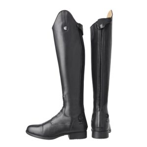 dover saddlery ladies' madison field boots, size 7.5, full medium, black