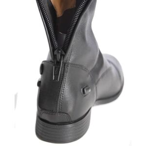 Dover Saddlery Ladies' Madison Field Boots, Size 7.5, Full Medium, Black