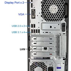 HP EliteDesk 800 G3 Tower Computer, Intel i7-6700, 32GB RAM, 512GB SSD, DisplayPort, DVD-RW, USB-Type-C, Wi-Fi, Bluetooth - Windows 10 Pro (Renewed)