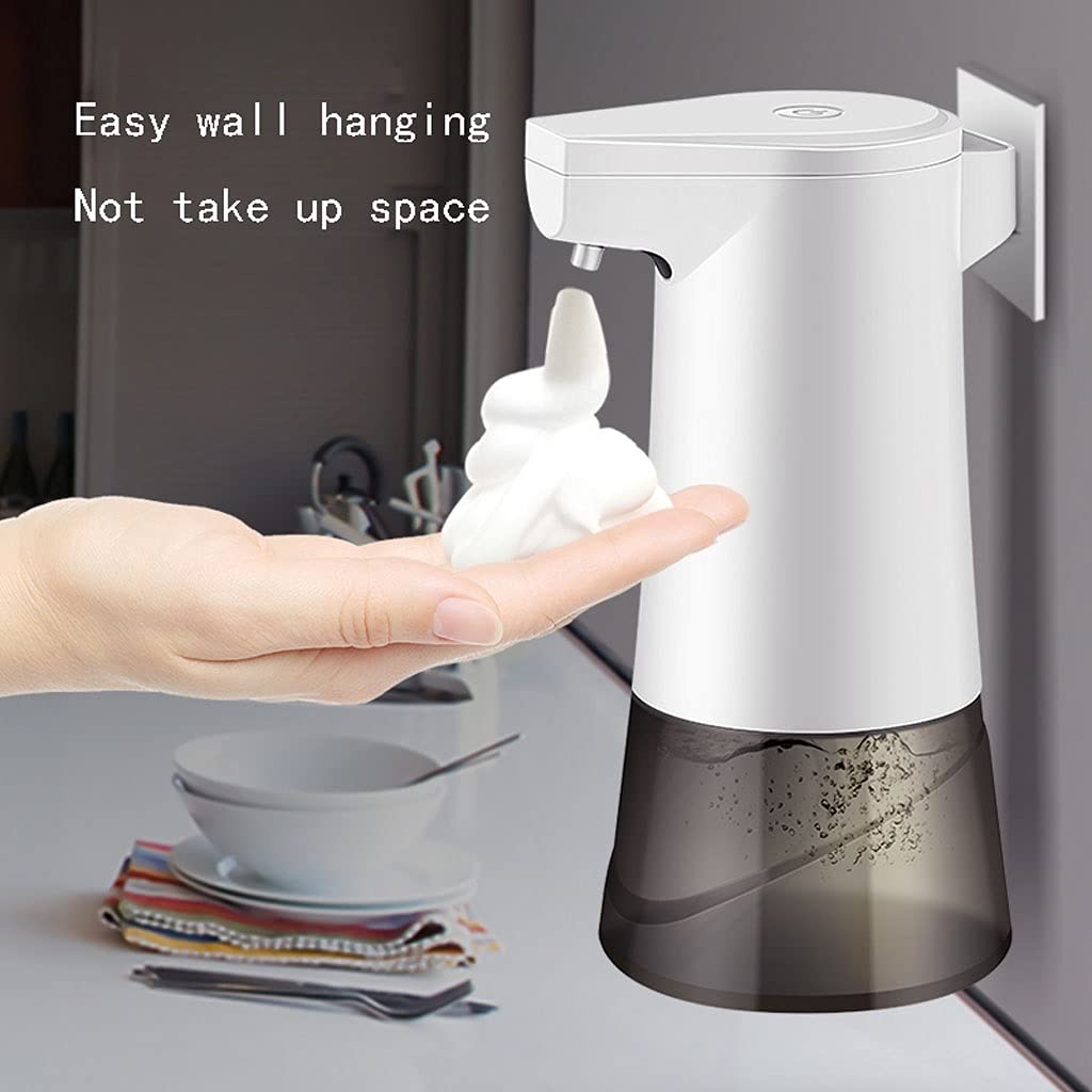 Soap Dispenser Automatic Foam Soap Dispenser Waterproof Pump Bottle Infrared Sensor Lotion Dispenser Suitable for Shower Gel and Hand Soap for Kitchen,Bathroom,Office