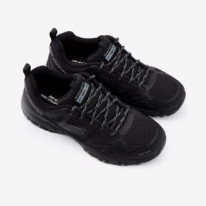 Skechers Womens Hillcrest Pure Escapade Trail Black Athletic Hiking Shoes 7.5