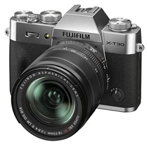 fujifilm x-t30 ii xf18-55mm kit - silver