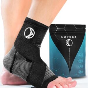 Koprez Plantar Fasciitis Sleeve - Plantar Fasciitis Relief, Plantar Fasciitis Socks, Ankle Compression Sleeve, Ankle Support for Women, Plantar Fasciitis Brace, Ankle Sleeve, Ankle Support Men