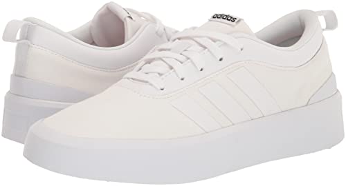 adidas Women's FUTUREVULC Skate Shoe, White/White/Black, 9