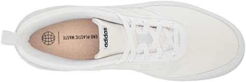 adidas Women's FUTUREVULC Skate Shoe, White/White/Black, 9