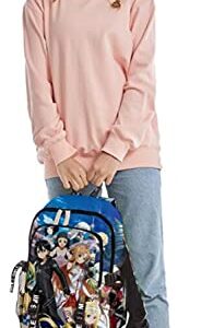 WANHONGYUE Anime Sword Art Online SAO 3D Printed Backpack School Bag Boys Girls Student Laptop Rucksack Casual Daypack Bookbag 1157/6