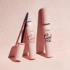 ETUDE Curl Fix Mascara #1 Black New | A curl fix mascara that keeps fine eyelashes powerfully curled up for 24 hours by ETUDE's own Curl 24H Technology