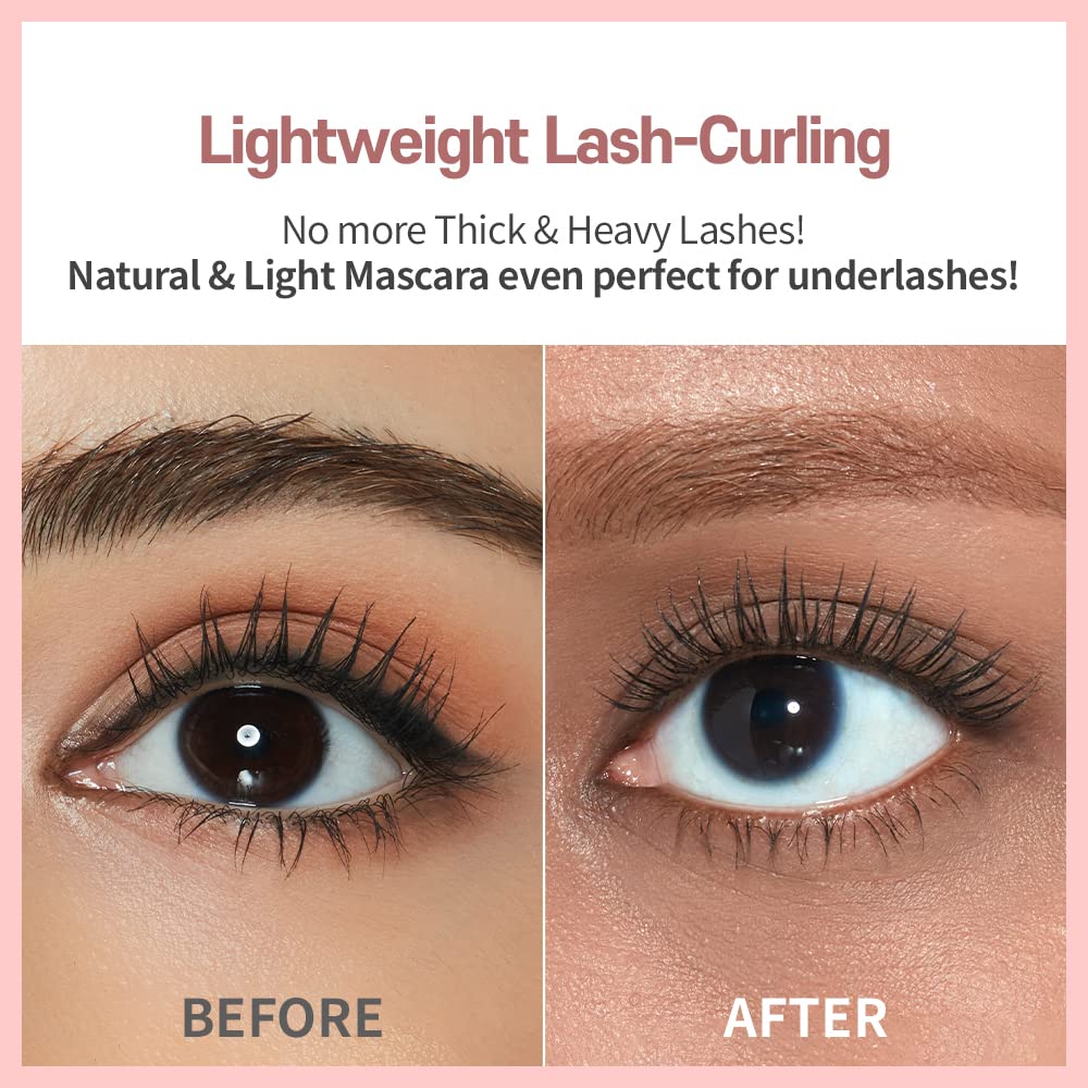 ETUDE Curl Fix Mascara #1 Black New | A curl fix mascara that keeps fine eyelashes powerfully curled up for 24 hours by ETUDE's own Curl 24H Technology