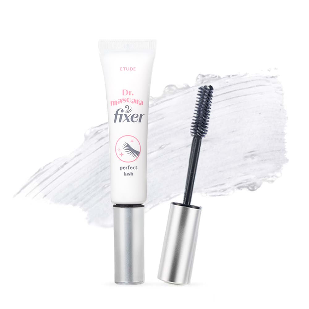 ETUDE Dr. Mascara Fixer For Perfect Lash 01 (Natural Volume Up) NEW 21AD | Long-Lasting Smudge-Proof Mascara Fixer with Care Effect | Eyelash Primer | Korean Makeup